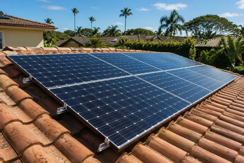 Installation de panneaux solaires à Vertheuil